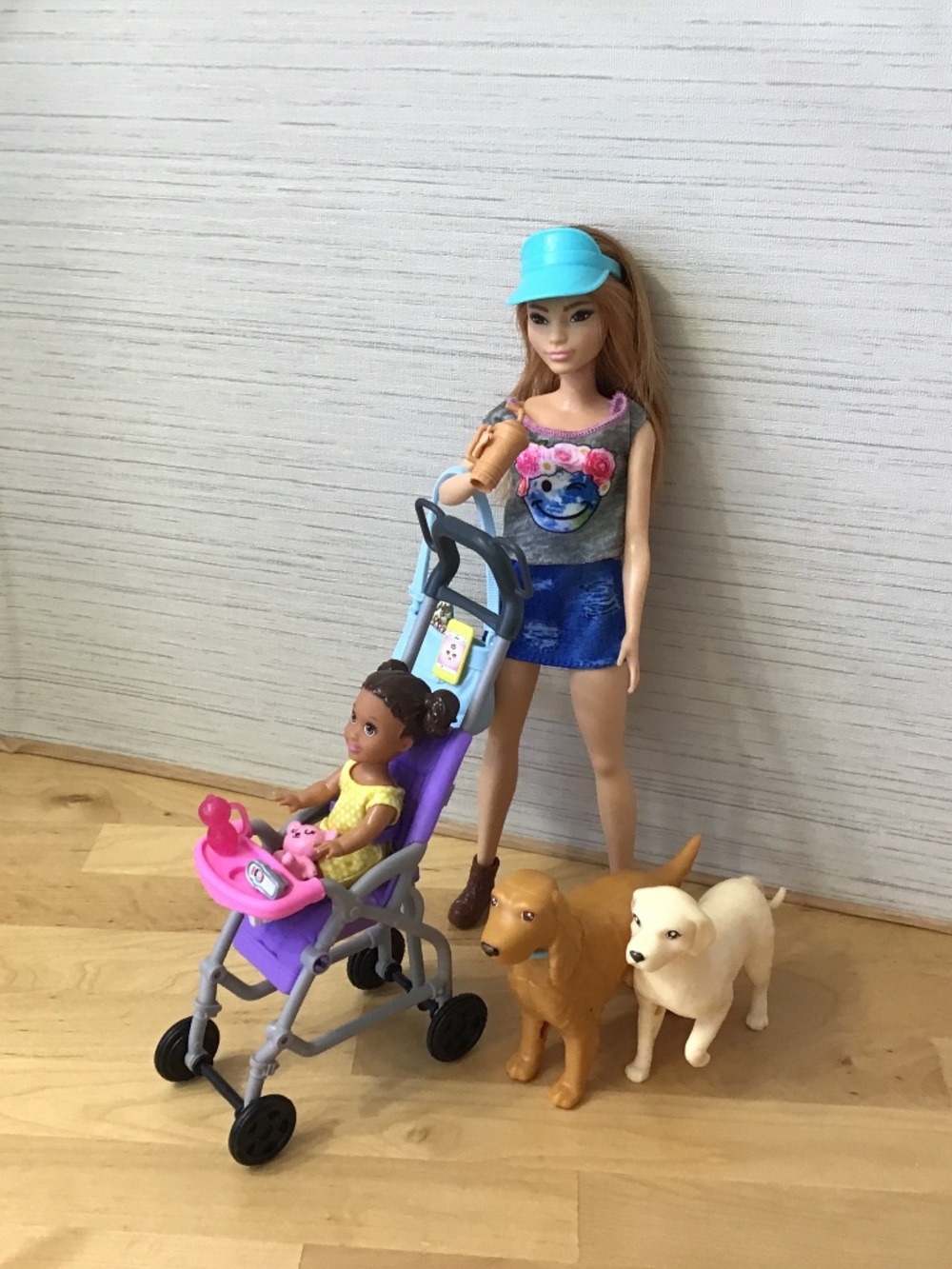 Barbie Doll and Stroller
